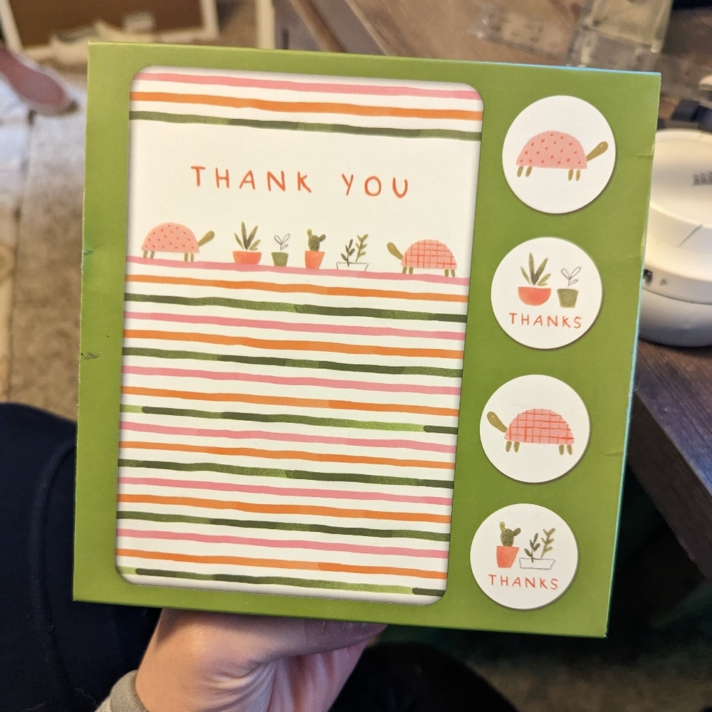 Thank You Note Card Set